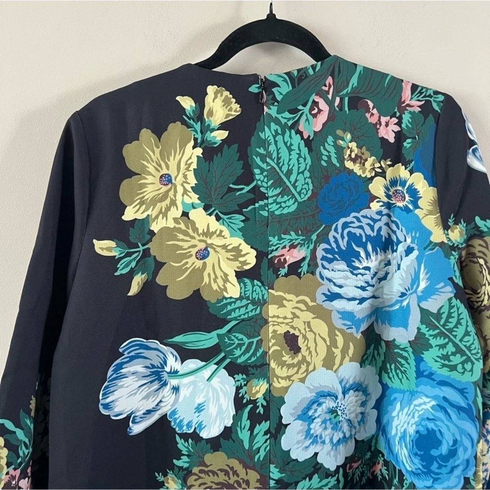 Tuckernuck Pierce Floral Mini Dress XXS NWT Black Blue Green Tiered Cotton - Picture 7 of 13